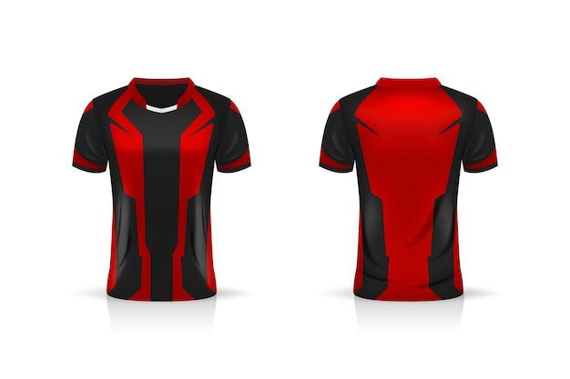 Esport Gaming T Shirt Jersey isolated on white