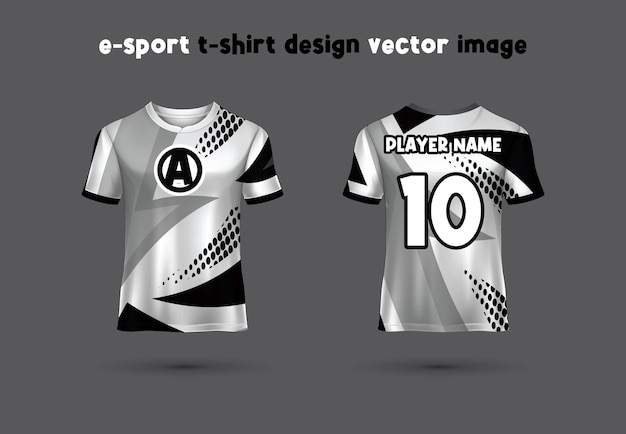 esport gaming t shirt jersey templatetshirt sport design template soccer jersey for football club