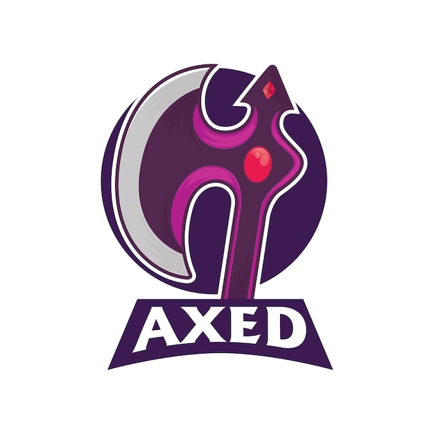 eSport-logo Ax Wapen platte pictogram