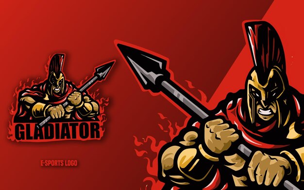 Esport logo gladiatore