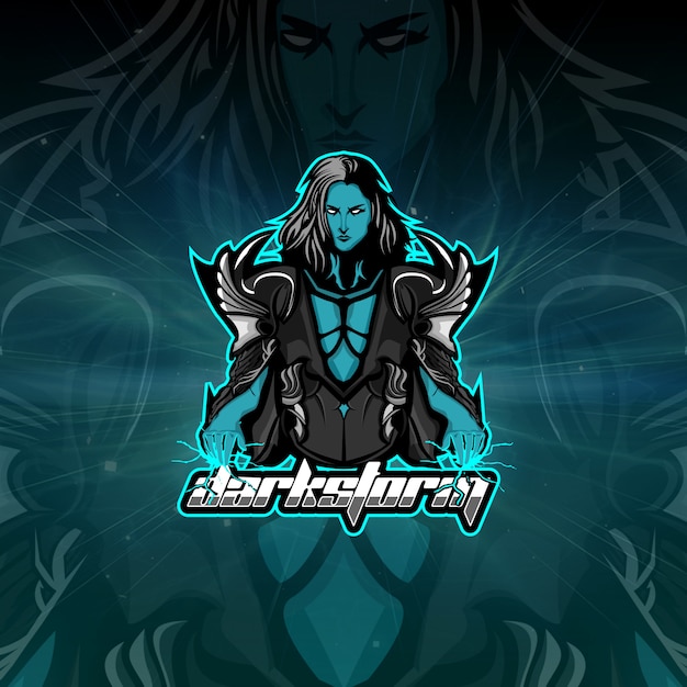 Esport Logo Mascot Darkstorm team