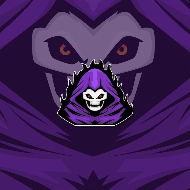 Esport logo team dark mage squad