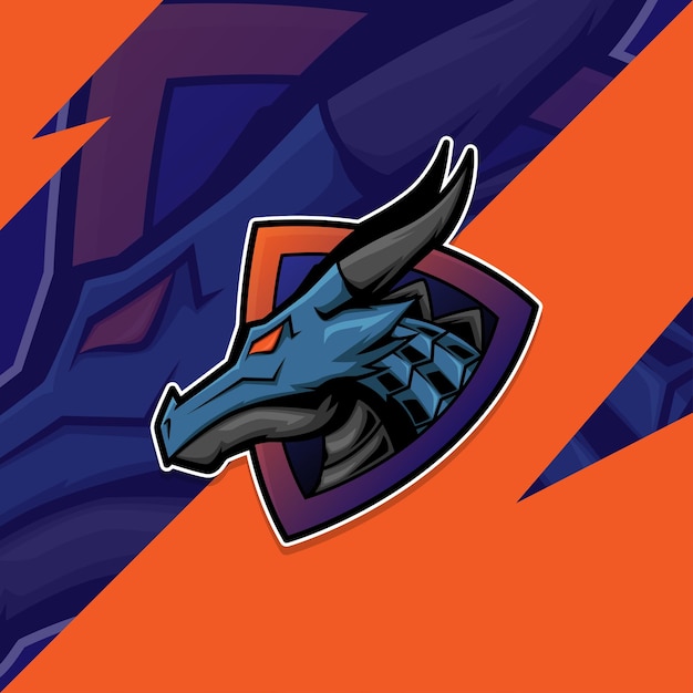 Logo esport team dragon squad