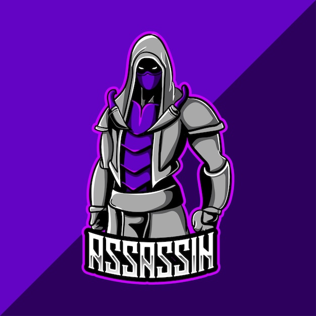 Esport logo with assassin mascot