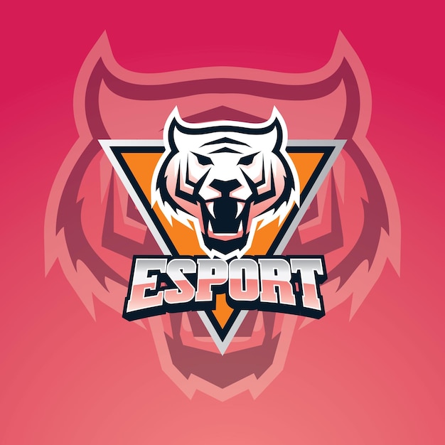 esport mascot logo design vector