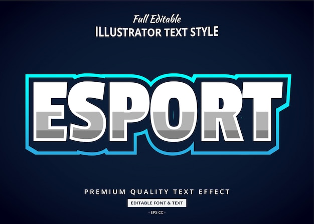 Esport Trend Text Effect