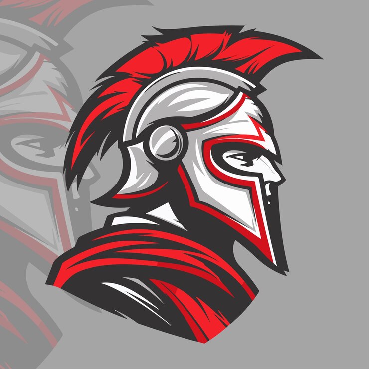 Вектор вектор логотипа esport warrior