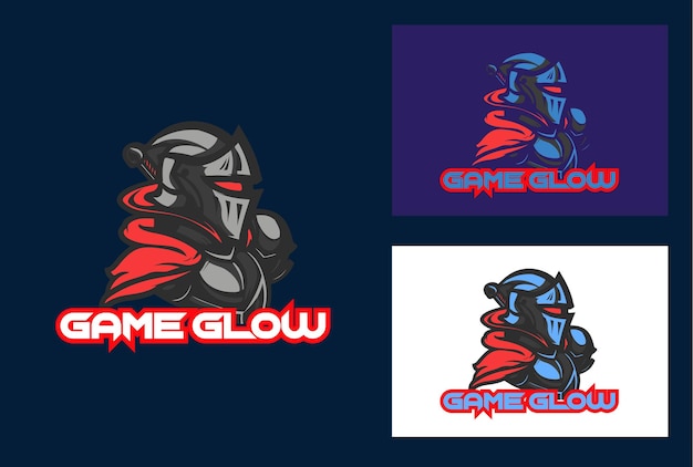 Progettazione del logo vettoriale della mascotte dei giochi di esports