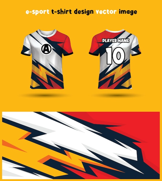 Esports Gaming T Shirt Jersey template