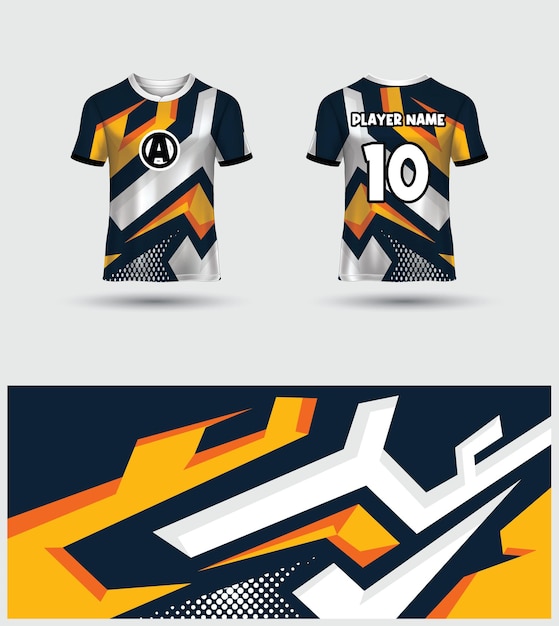 Esports gaming t shirt jersey template