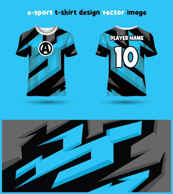 Esports Gaming T Shirt Jersey template
