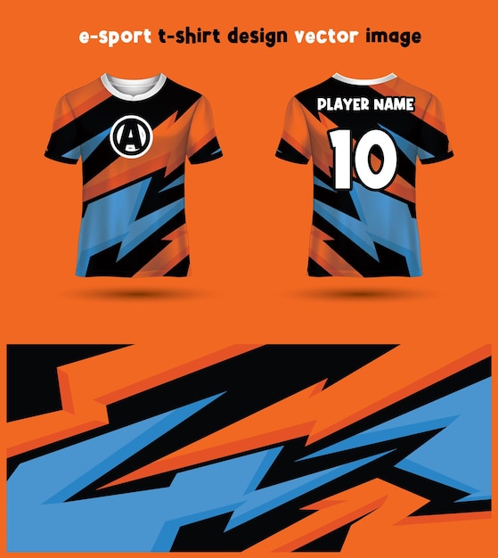 Esports Gaming T Shirt Jersey template
