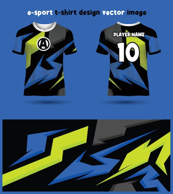 Esports Gaming T Shirt Jersey template