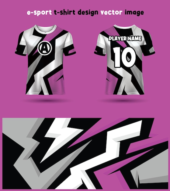 Esports Gaming T Shirt Jersey template