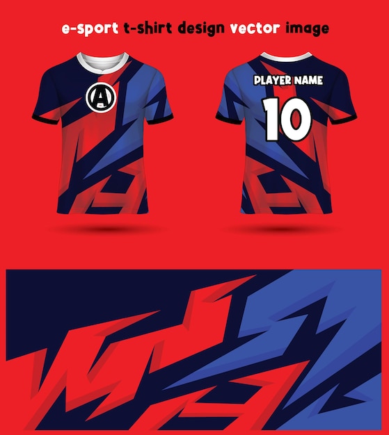 Esports Gaming T Shirt Jersey template