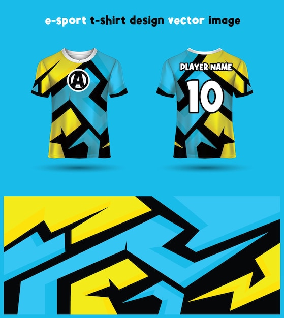 Esports Gaming T Shirt Jersey template