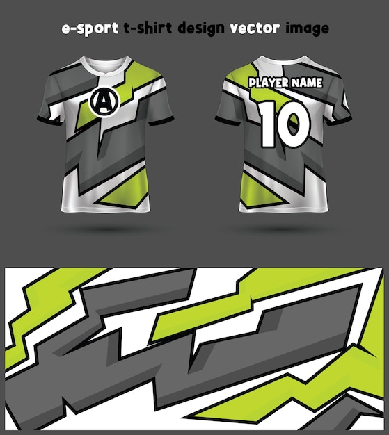 Esports Gaming T Shirt Jersey template