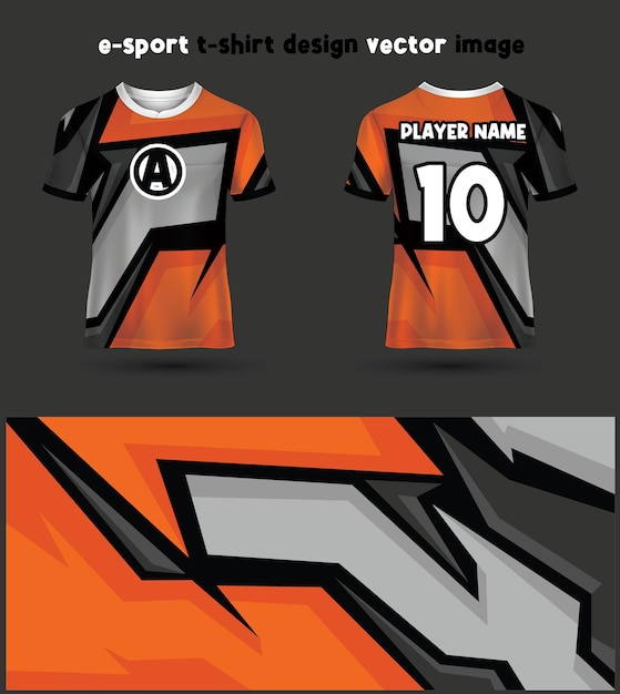 esports gaming t shirt jersey template