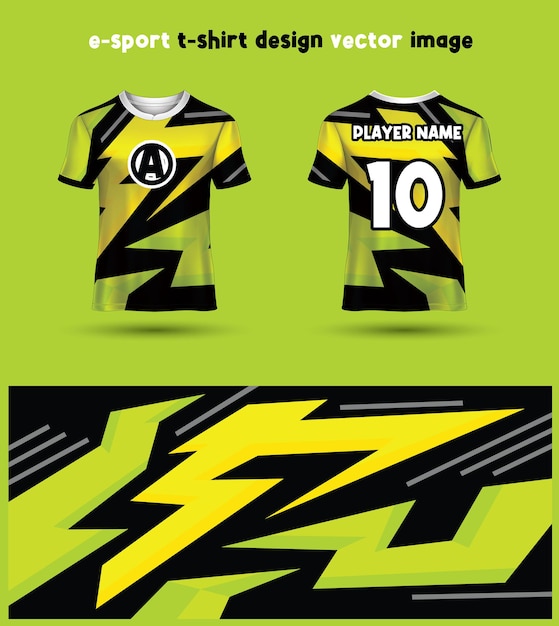 Esports Gaming T Shirt Jersey template