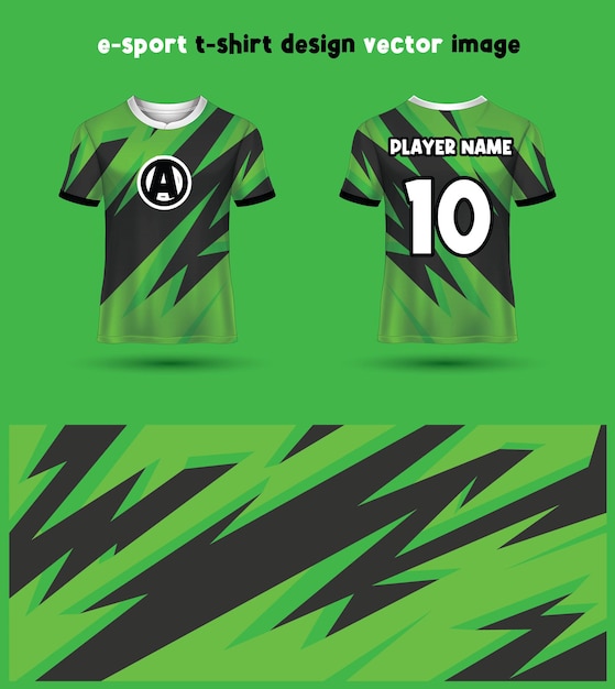 Esports Gaming T Shirt Jersey template