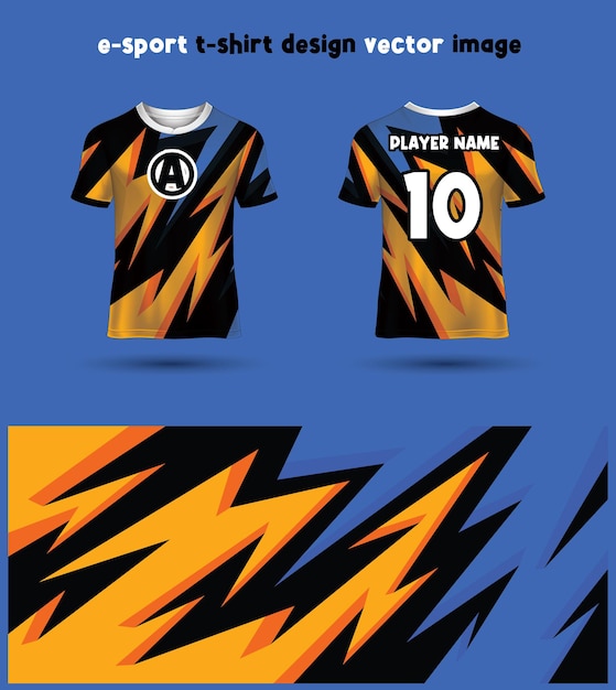 Esports Gaming T Shirt Jersey template