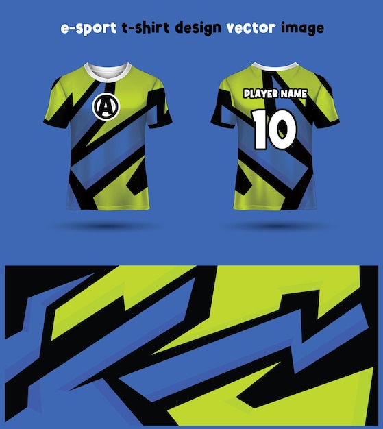 Esports Gaming T Shirt Jersey template