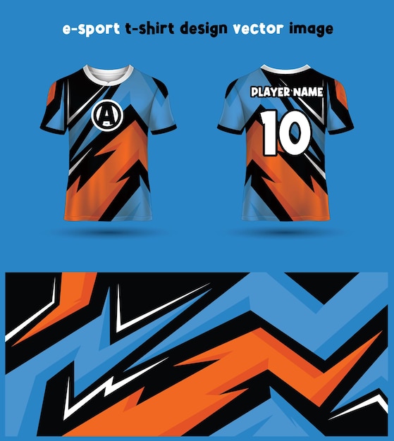 Esports Gaming T Shirt Jersey template