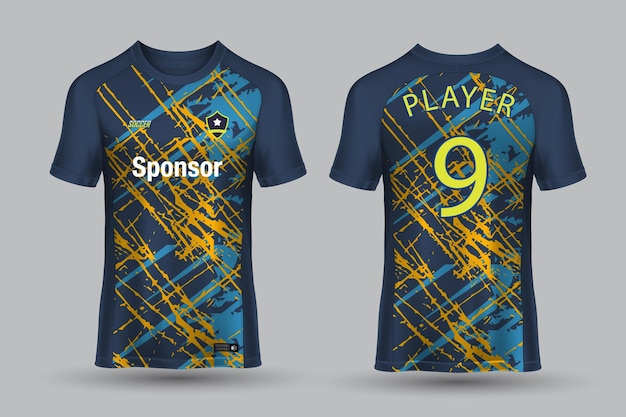 Vettore esports jersey design a sublimazione