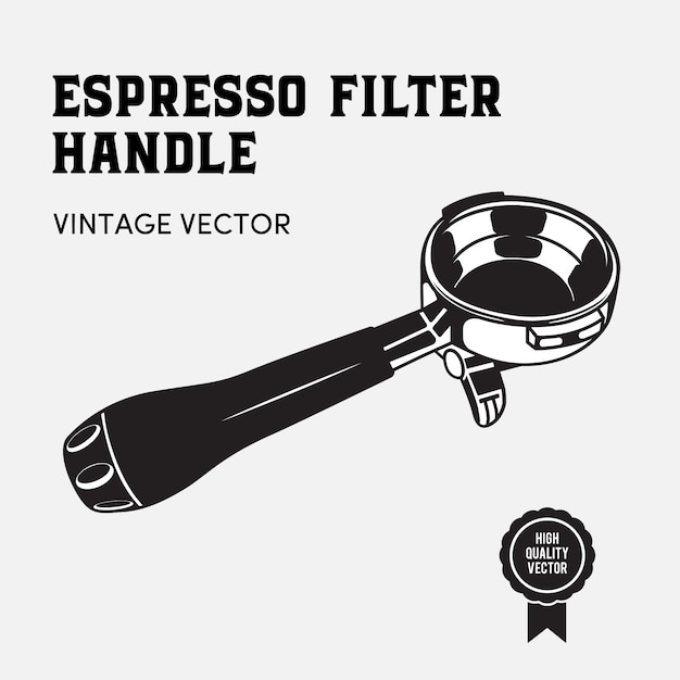 Espresso filter handle