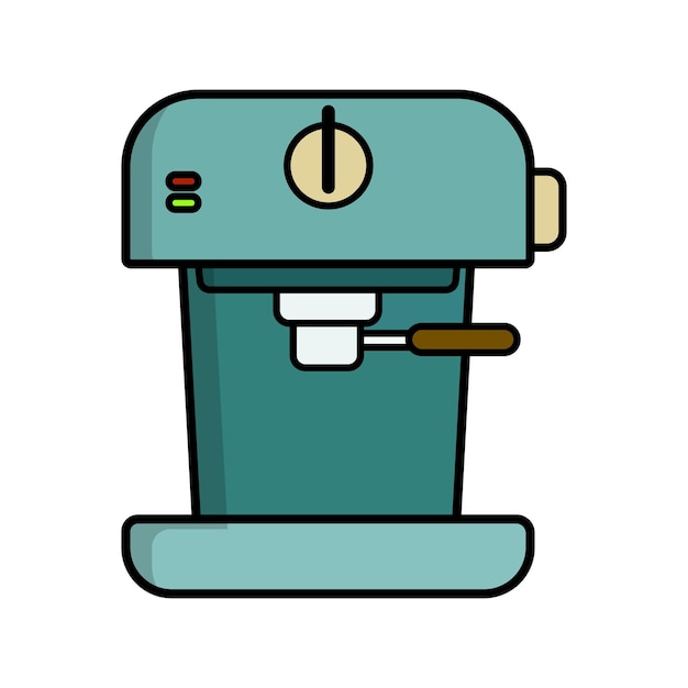 espresso machine Coffee brewer icon vector