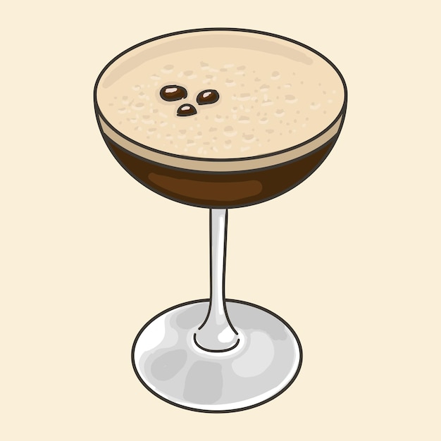 Cocktail a base di caffè espresso martini