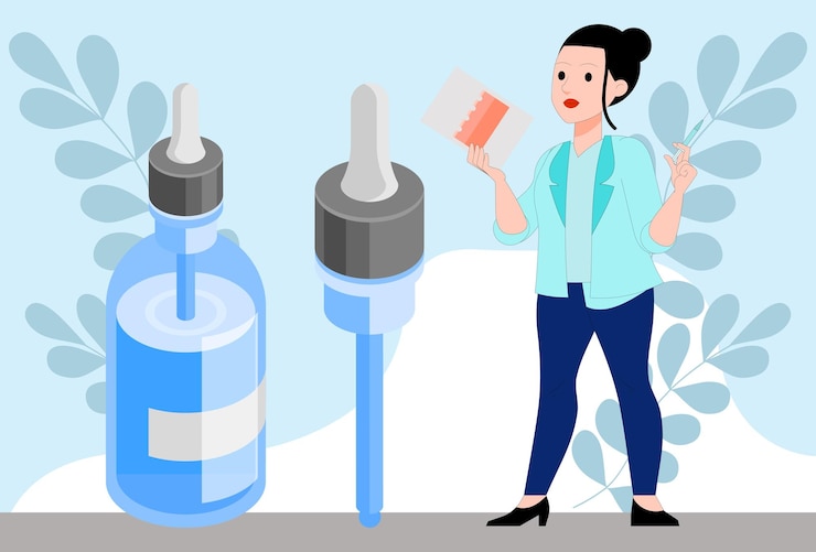 Vector essence concept illustration stylish and beautiful