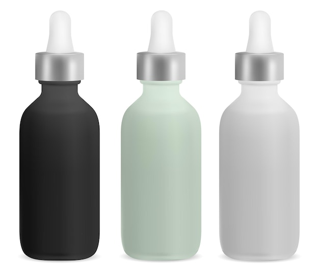 Essential oil dropper bottle cosmetic serum flask