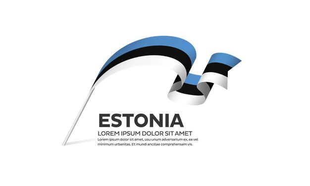 Estonia flag vector