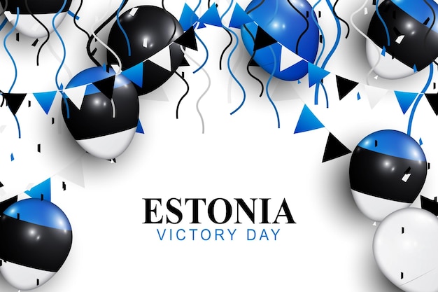 Sfondo del giorno della vittoria dell'estonia