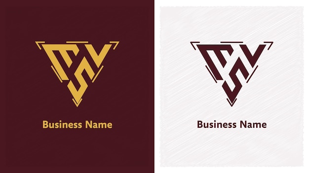 Esv typography premium logo