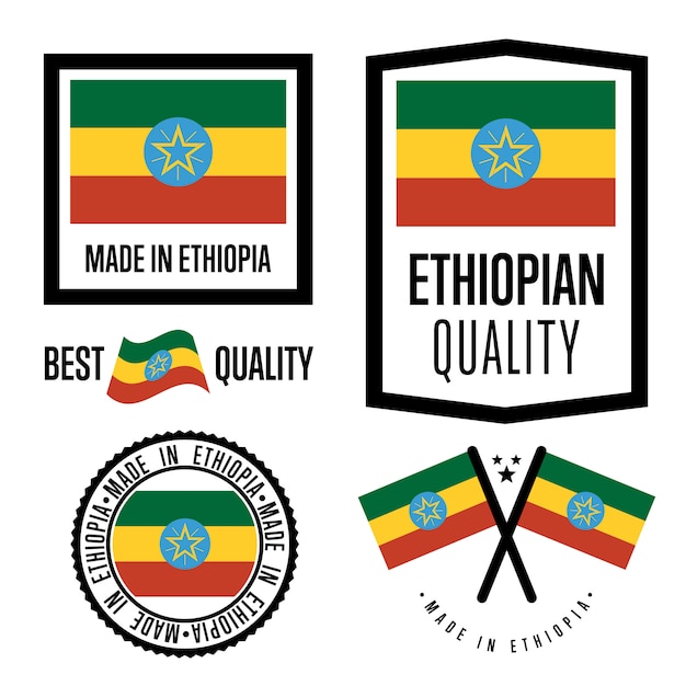 Ethiopië kwaliteitslabel set