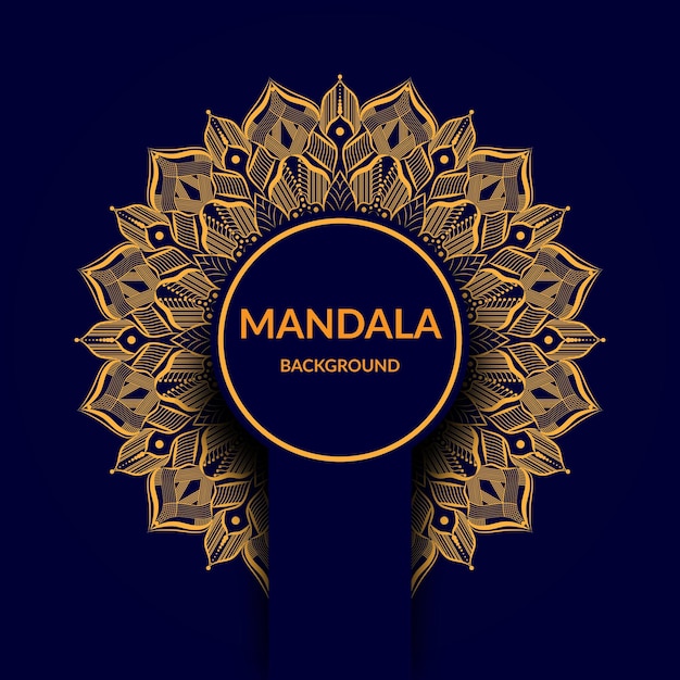 Ethnic arabesque style mandala