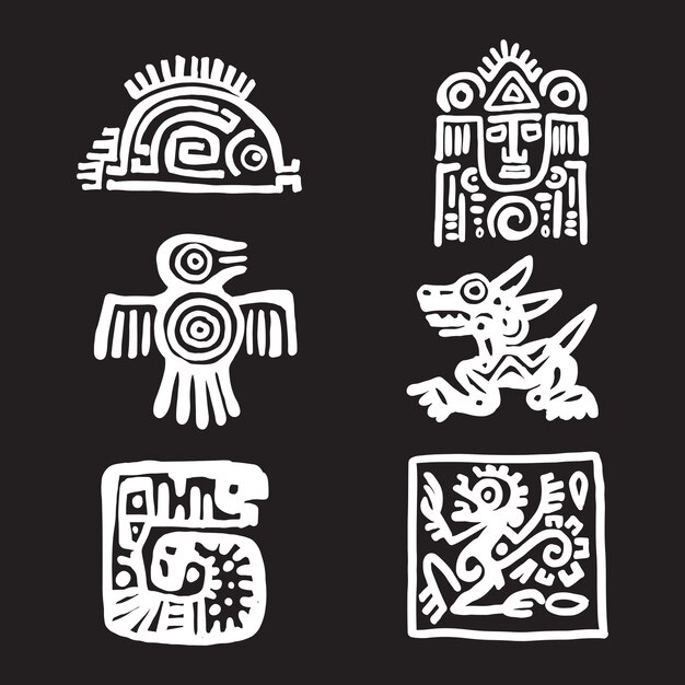 Vector ethnic art