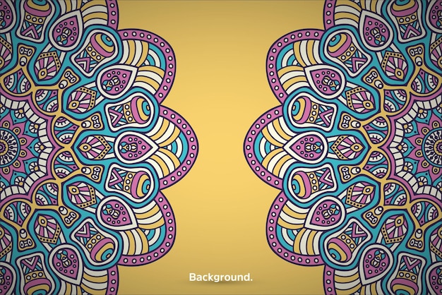 Vector ethnic background