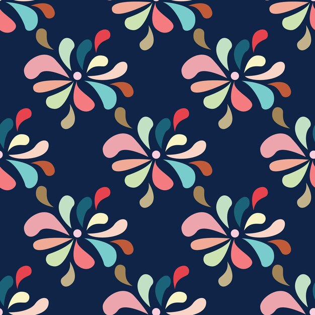 Ethnic boho pattern with decorative drops. print. cloth design, wallpaper. vector