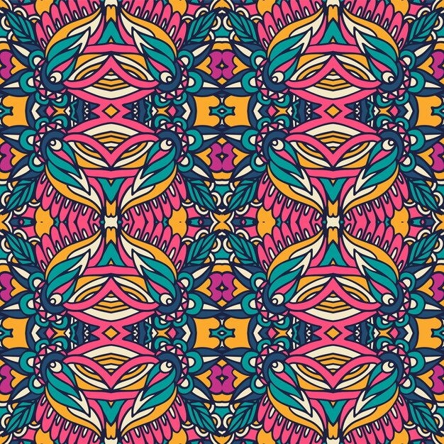 Ethnic boho seamless pattern.