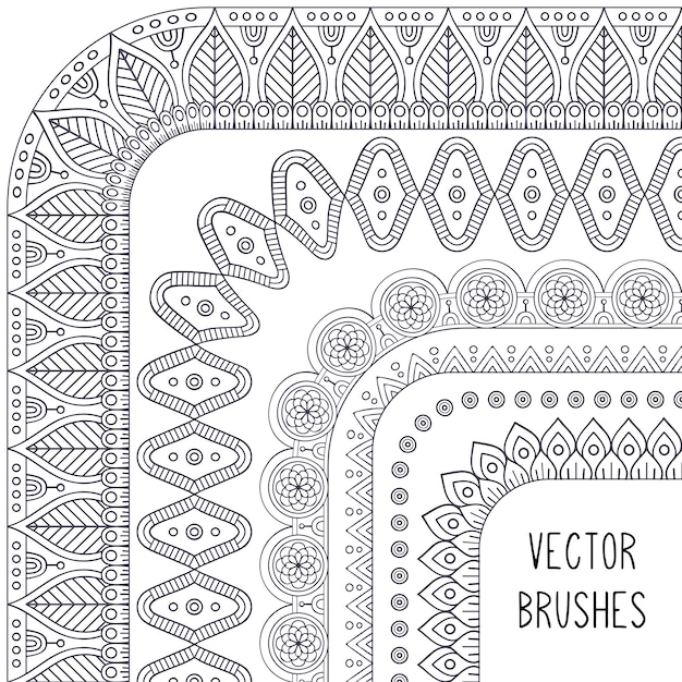 Ethnic brush collection