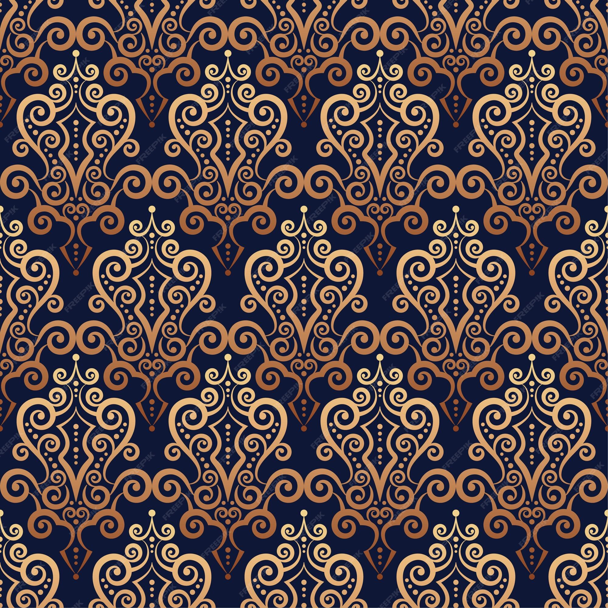 Premium Vector | Ethnic carving seamless pattern