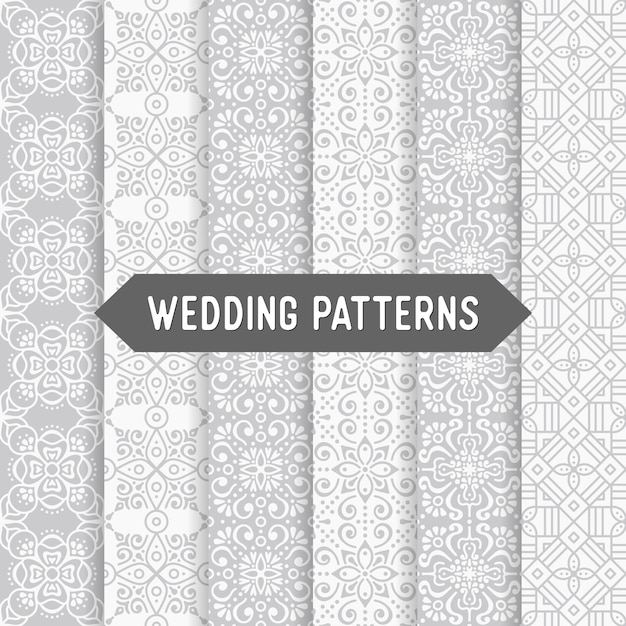 Ethnic floral wedding patterns