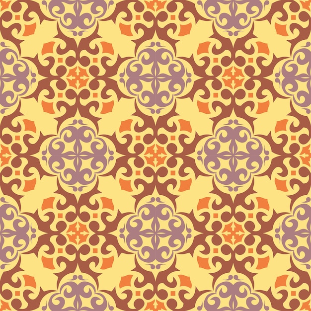 Ethnic Flower Geometric Pattern