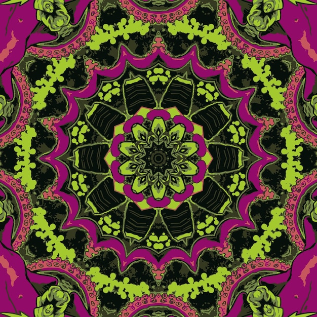 Ethnic geometric print Colorful repeating