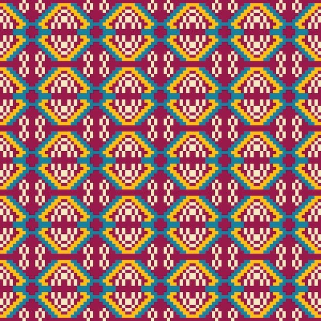 Ethnic Graphic Design Decoration Abstract Pattern Vector Background