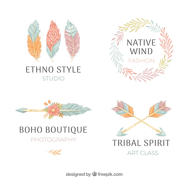 Ethnic logo collection