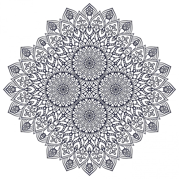 Ethnic mandala design